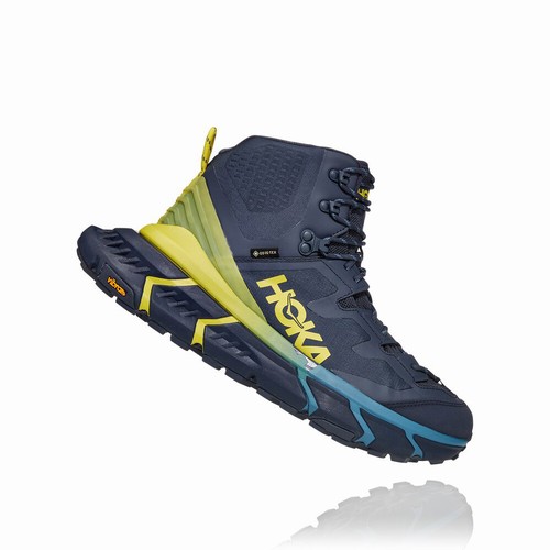 Hoka One One TENNINE HIKE GORE-TEX Hiking Shoes For Men India Black IN-7568